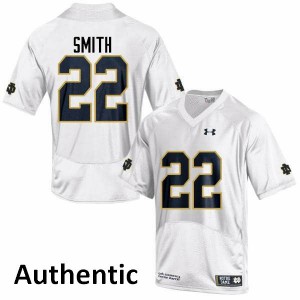#22 Harrison Smith University of Notre Dame Men's Authentic NCAA Jersey White