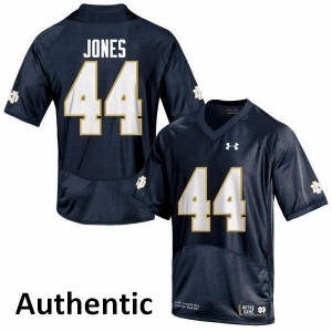 #44 Jamir Jones UND Men's Authentic Embroidery Jerseys Navy Blue
