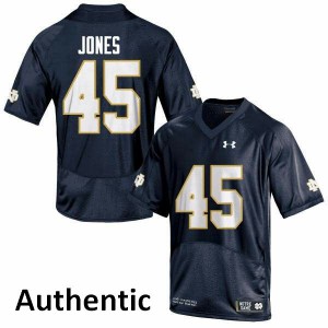 #45 Jonathan Jones Irish Men's Authentic High School Jersey Navy Blue