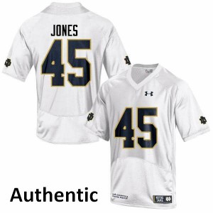 #45 Jonathan Jones Notre Dame Men's Authentic Stitched Jerseys White