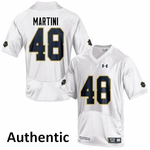 #48 Greer Martini Notre Dame Men's Authentic Player Jersey White