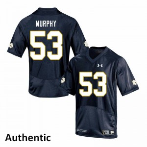 #53 Quinn Murphy Notre Dame Men's Authentic High School Jersey Navy
