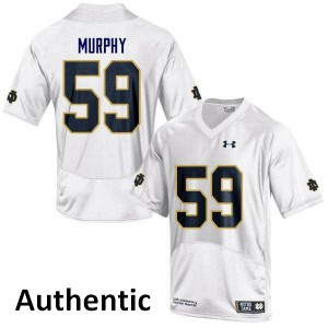 #59 Kier Murphy Notre Dame Fighting Irish Men's Authentic Alumni Jerseys White