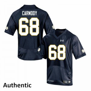 #68 Michael Carmody University of Notre Dame Men's Authentic Embroidery Jersey Navy