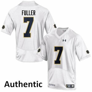 #7 Will Fuller Fighting Irish Men's Authentic University Jerseys White