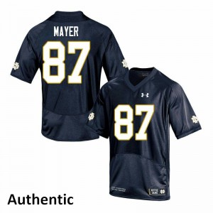 #87 Michael Mayer UND Men's Authentic Embroidery Jersey Navy