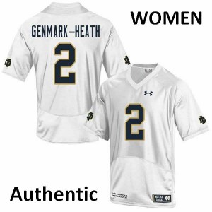 #2 Jordan Genmark-Heath Notre Dame Women's Authentic NCAA Jersey White