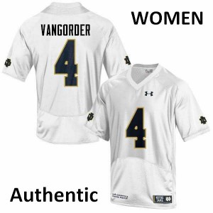 #4 Montgomery VanGorder Notre Dame Women's Authentic Stitch Jerseys White