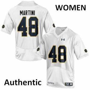 #48 Greer Martini UND Women's Authentic NCAA Jerseys White