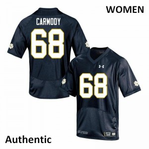 #68 Michael Carmody Notre Dame Women's Authentic College Jerseys Navy