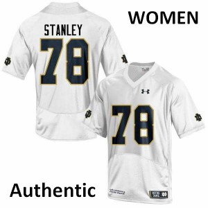 #78 Ronnie Stanley Irish Women's Authentic Football Jersey White