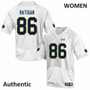 #86 Conor Ratigan Irish Women's Authentic Alumni Jersey White