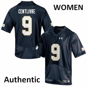 #9 Keenan Centlivre University of Notre Dame Women's Authentic Player Jersey Navy