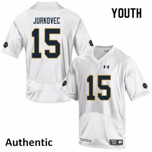 #15 Phil Jurkovec Irish Youth Authentic College Jersey White