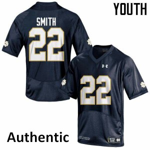 #22 Harrison Smith Notre Dame Youth Authentic Player Jerseys Navy Blue