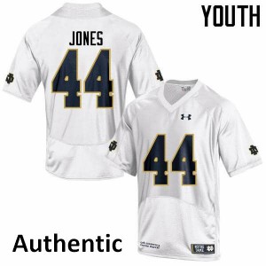 #44 Jamir Jones Notre Dame Fighting Irish Youth Authentic Player Jersey White