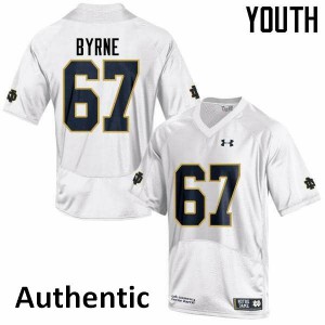 #67 Jimmy Byrne Irish Youth Authentic High School Jersey White
