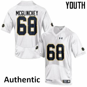 #68 Mike McGlinchey Irish Youth Authentic Official Jerseys White
