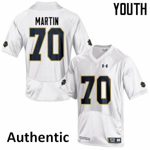 #70 Zack Martin Irish Youth Authentic Player Jersey White