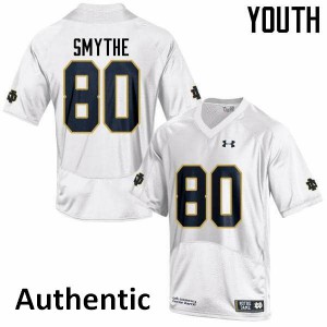 #80 Durham Smythe UND Youth Authentic Official Jersey White