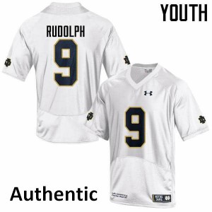 #9 Kyle Rudolph Notre Dame Fighting Irish Youth Authentic Alumni Jerseys White