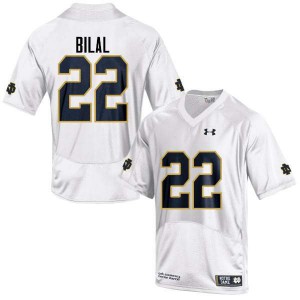 #22 Asmar Bilal Notre Dame Men's Game NCAA Jerseys White