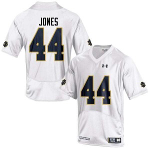 #44 Jamir Jones Notre Dame Fighting Irish Men's Game Official Jerseys White