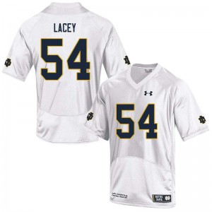 #54 Jacob Lacey University of Notre Dame Men's Game Alumni Jerseys White