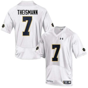 #7 Joe Theismann Notre Dame Men's Game Football Jerseys White