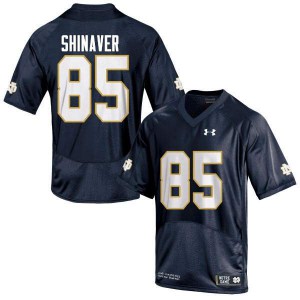 #85 Arion Shinaver Notre Dame Fighting Irish Men's Game Stitched Jersey Navy Blue