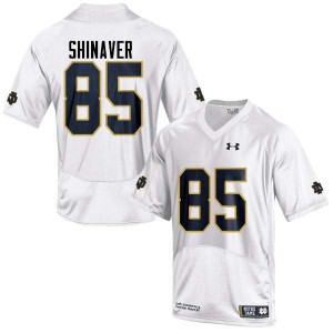 #85 Arion Shinaver Notre Dame Men's Game Embroidery Jersey White