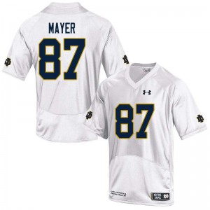 #87 Michael Mayer Notre Dame Men's Game College Jersey White