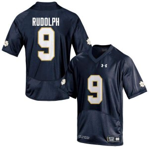 #9 Kyle Rudolph University of Notre Dame Men's Game Stitched Jersey Navy Blue