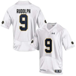 #9 Kyle Rudolph Notre Dame Men's Game Embroidery Jerseys White