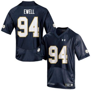 #94 Darnell Ewell University of Notre Dame Men's Game High School Jersey Navy