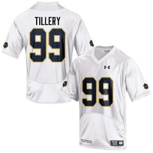 #99 Jerry Tillery Notre Dame Fighting Irish Men's Game Alumni Jerseys White
