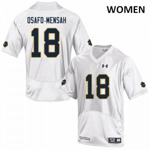 #18 Nana Osafo-Mensah University of Notre Dame Women's Game Alumni Jerseys White