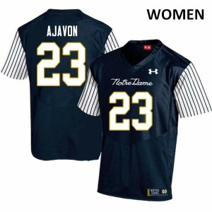 #23 Litchfield Ajavon Fighting Irish Women's Alternate Game Alumni Jerseys Navy Blue