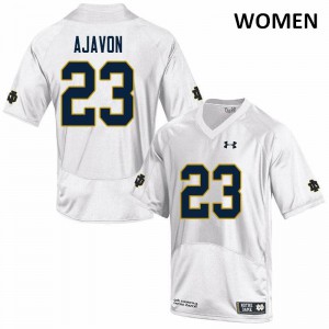 #23 Litchfield Ajavon UND Women's Game High School Jersey White