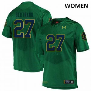 #27 JD Bertrand Notre Dame Women's Game Alumni Jerseys Green