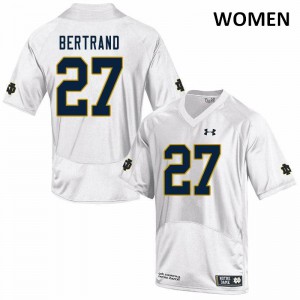 #27 JD Bertrand Fighting Irish Women's Game Embroidery Jerseys White