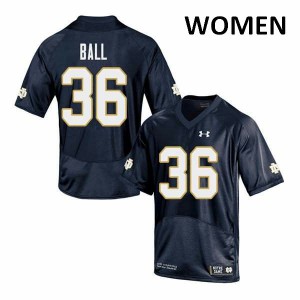 #36 Brian Ball University of Notre Dame Women's Game Alumni Jerseys Navy