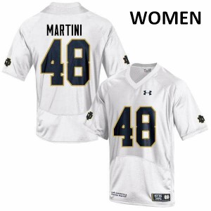 #48 Greer Martini Notre Dame Fighting Irish Women's Game NCAA Jersey White