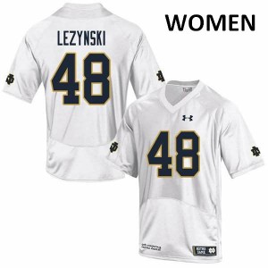 #48 Xavier Lezynski UND Women's Game Alumni Jerseys White
