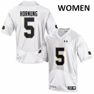 #5 Paul Hornung Irish Women's Game Stitched Jersey White