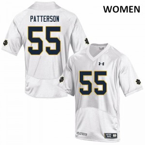 #55 Jarrett Patterson Notre Dame Women's Game Alumni Jerseys White