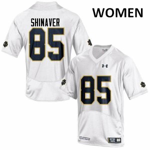 #85 Arion Shinaver University of Notre Dame Women's Game University Jersey White
