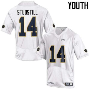#14 Devin Studstill Irish Youth Game High School Jersey White
