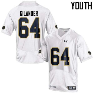 #64 Ryan Kilander Irish Youth Game Official Jersey White